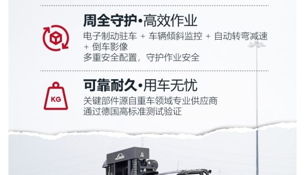 油转电时代，重载物料搬运新标杆 | 20-32吨林德高压锂电平衡重叉车震撼来袭